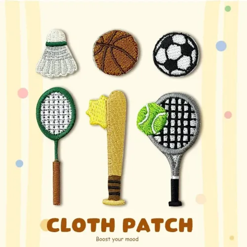 Durable Iron-On Sports Embroidered Patches for All Game Seasons