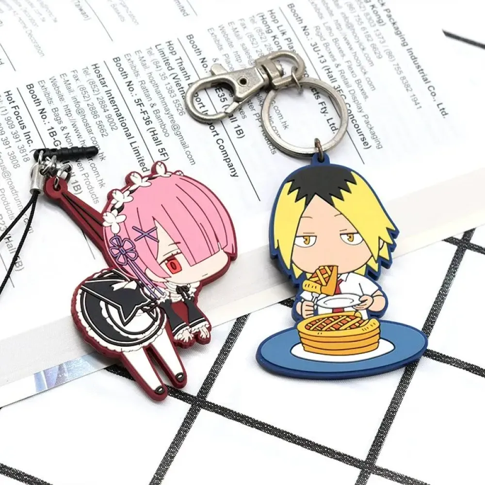 PVC Soft Rubber Cartoon Keychain
