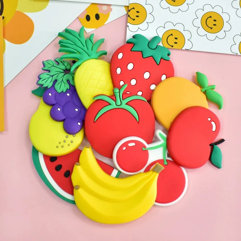 Aika Cartoon Fruit Series Soft PVC Fridge Magnets