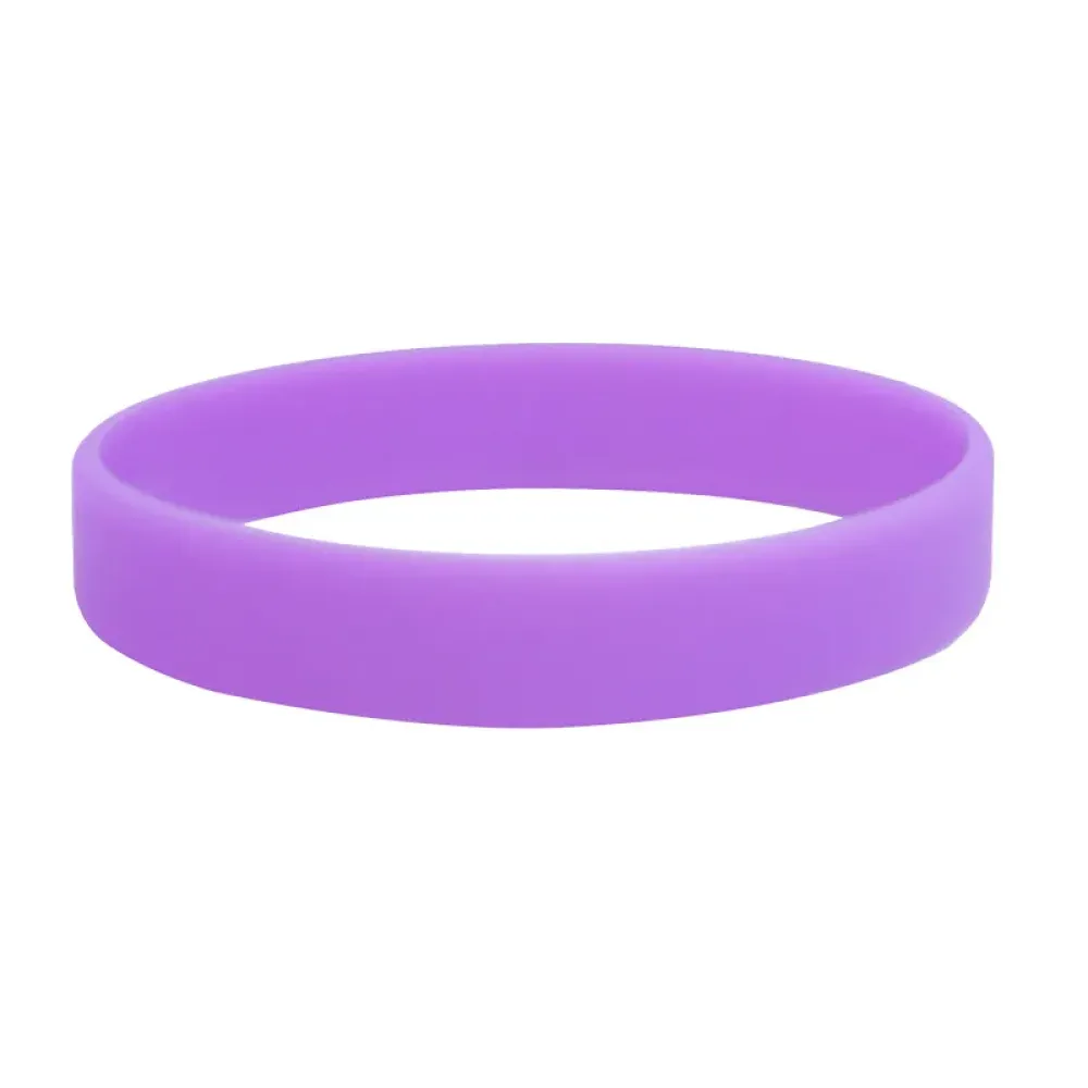 Pure Silicone Wristband - 100% Non-Toxic Custom Pure Silicone Wristbands Bulk for Events