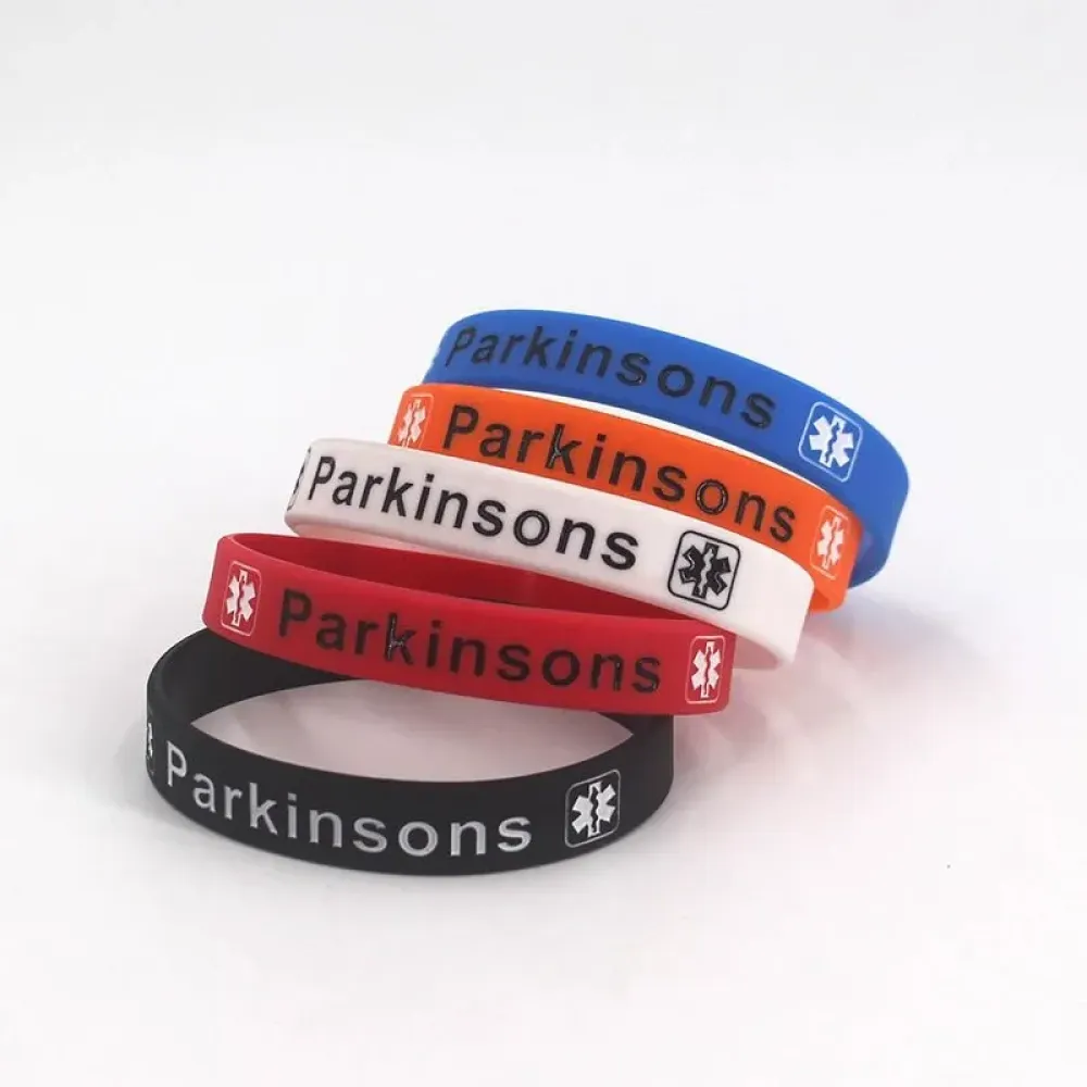 Custom Debossed Silicone Wristband - Engraved Recessed Silicone Wristbands Bulk for Events & Fundraising