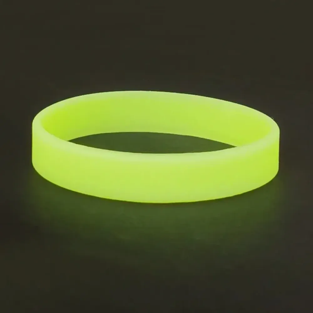 Glow in the Dark Custom Silicone Wristband
