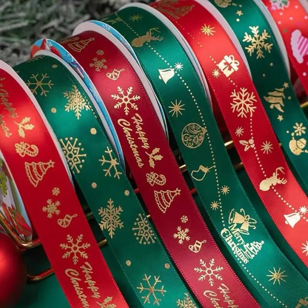 Christmas Ribbon for Gift Wrapping & Holiday Decoration