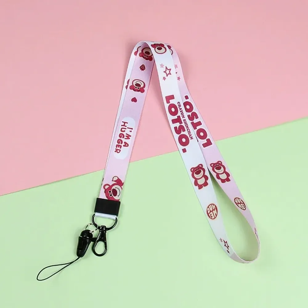 Cartoon Heat Transfer Lanyard Gift