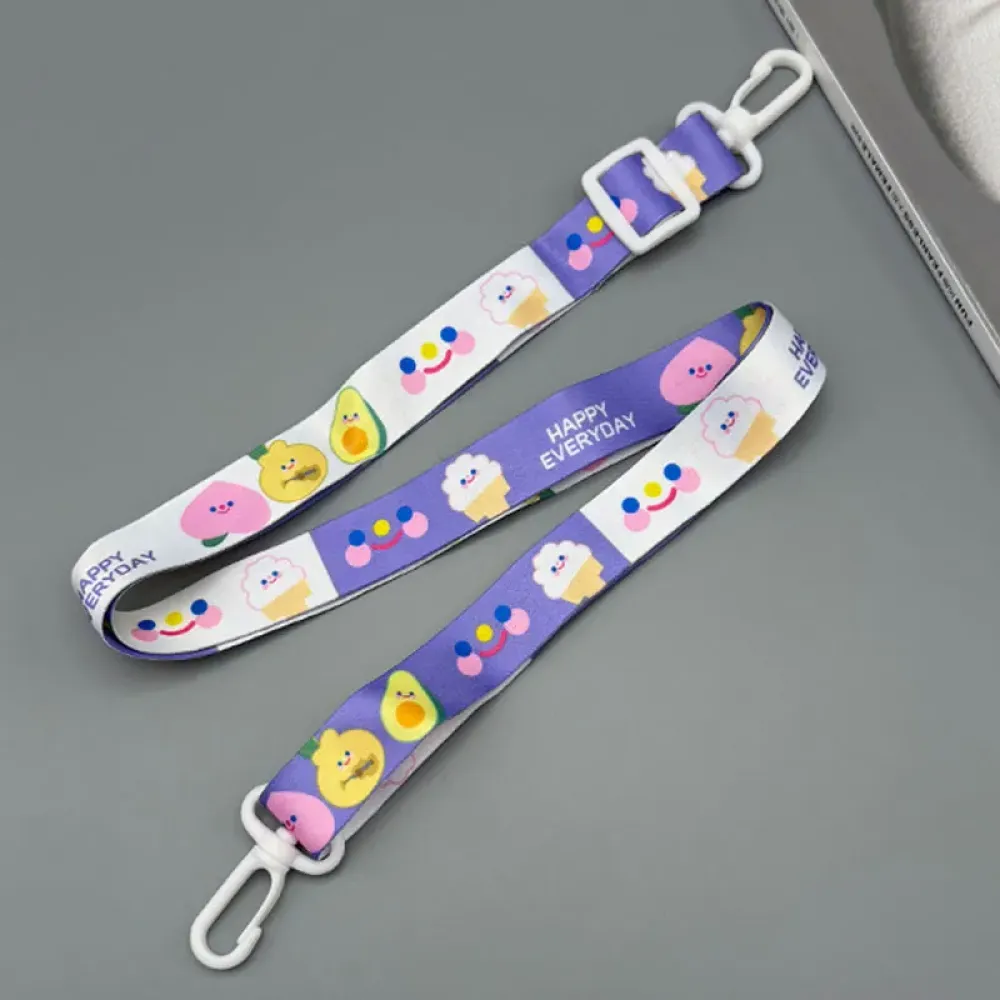 Dual Hook Cartoon Lanyard Cartoon Print