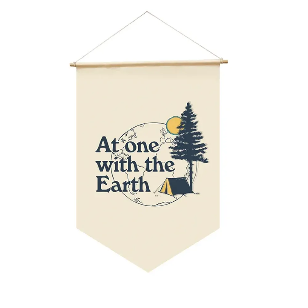 Outdoor Camping Canvas Printing Flag Quick Dry Lightweight