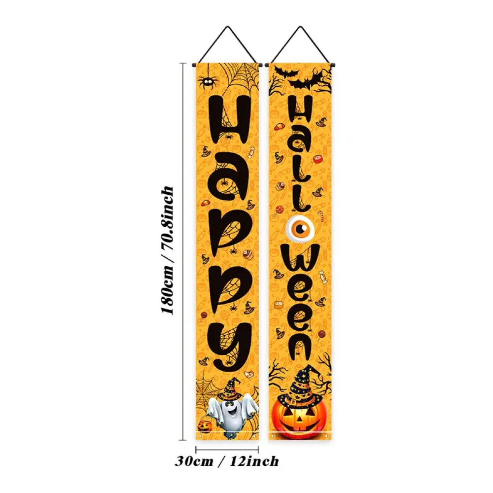 Heat Transfer Holiday Wall Flag Durable Hanging Banner