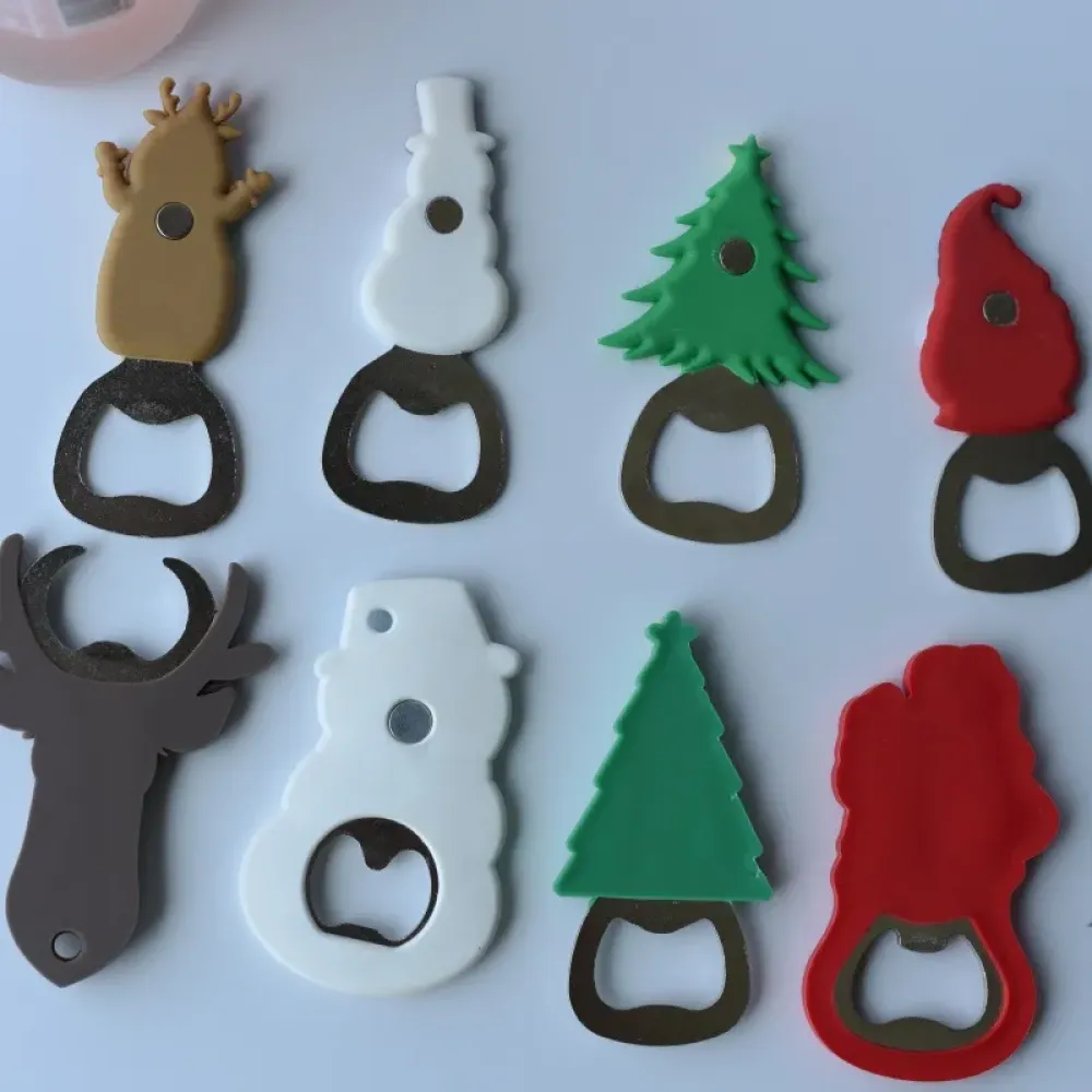 Christmas Bottle Opener - Festive Holiday Beer Opener