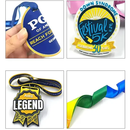 Custom Soft PVC Medal with Ribbon | Durable Commemorative Award for All Activities