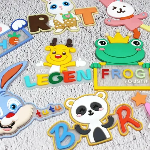 Carton PVC Patches - Soft Rubber Patches for Promotional Gifts
