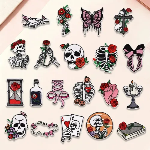 Custom Punk Embroidered Patches: No MOQ, Free Design & Fast Shipping