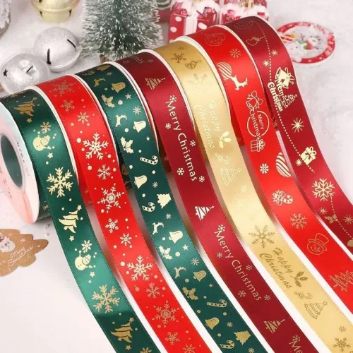 Christmas Ribbon for Gift Wrapping & Holiday Decoration
